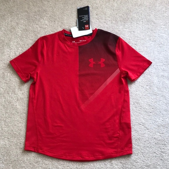 UNDER ARMOUR BOYS SIZE YSM SHORT SLEEVE TEE - Picture 2 of 3